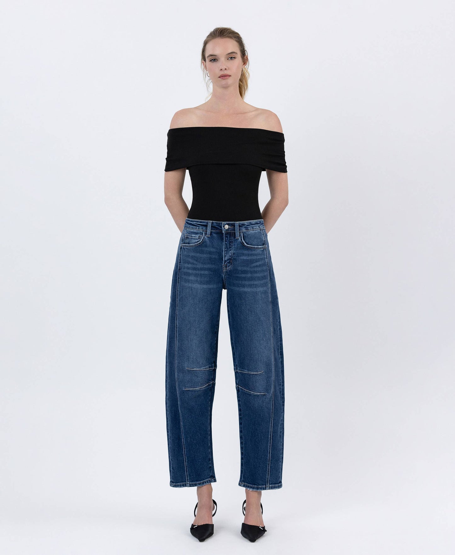 Danielle Barrel Leg Denim