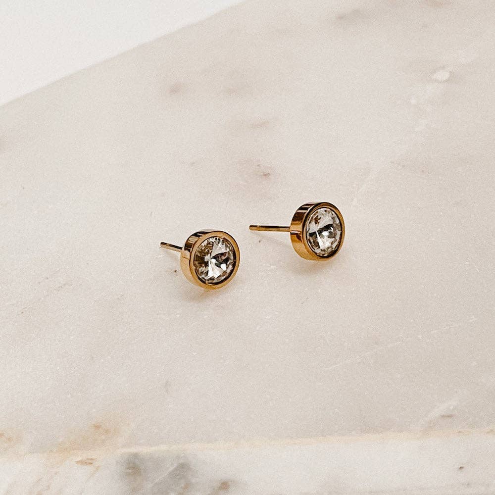 Daphine Diamond Stud Earrings