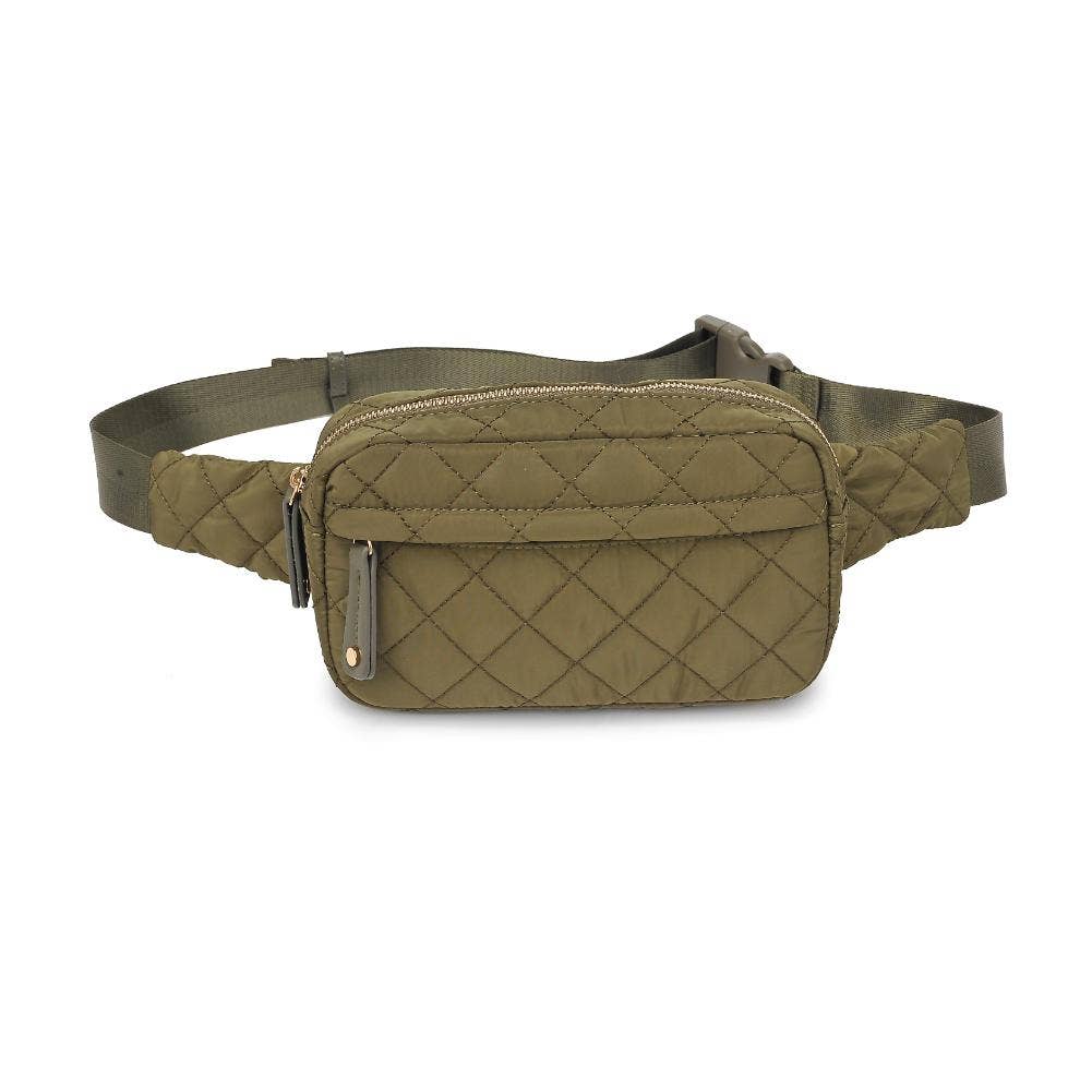 Lucile Quilted Nylon Belt Bag