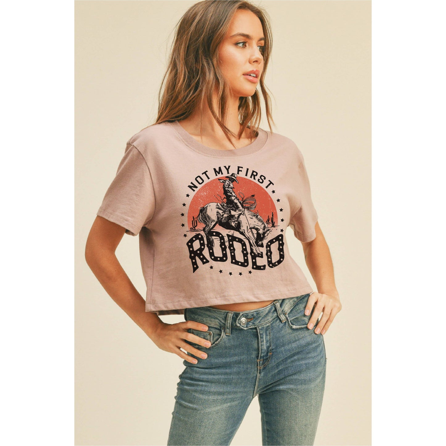 Not My First Rodeo Cowboy Graphic Tee