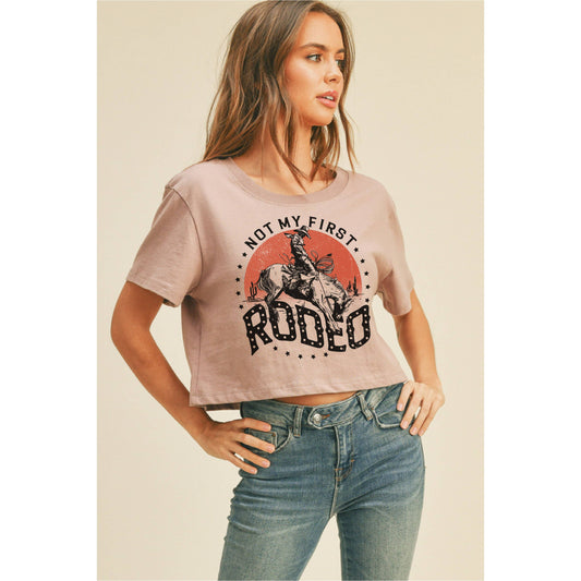 Not My First Rodeo Cowboy Graphic Tee