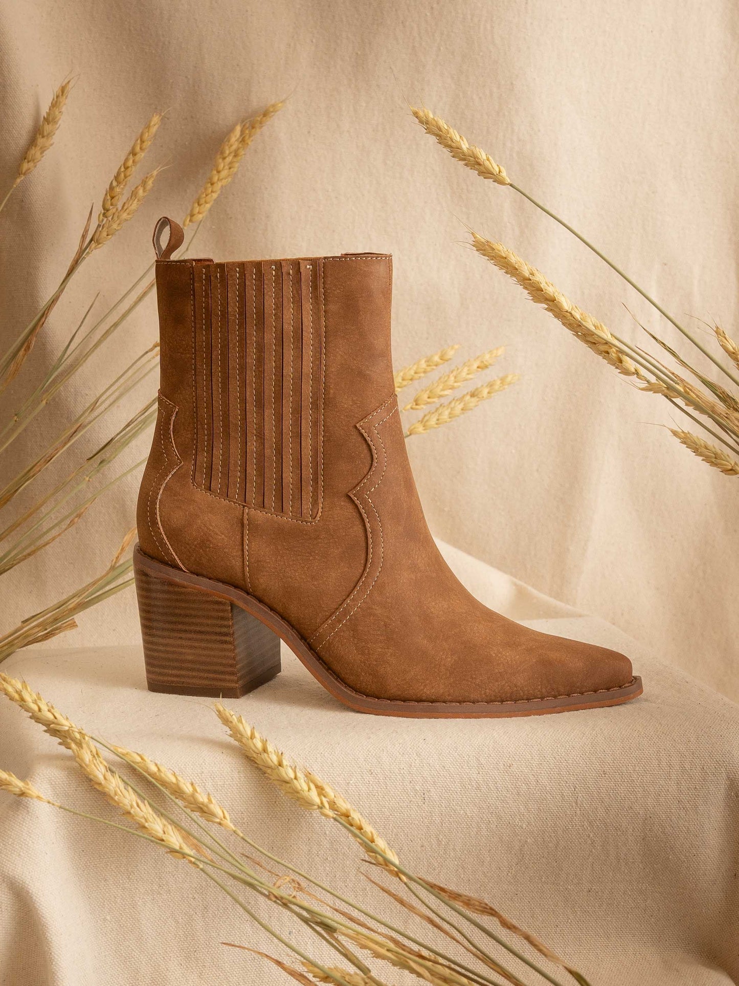 The Addison | Brown Paneled Boot