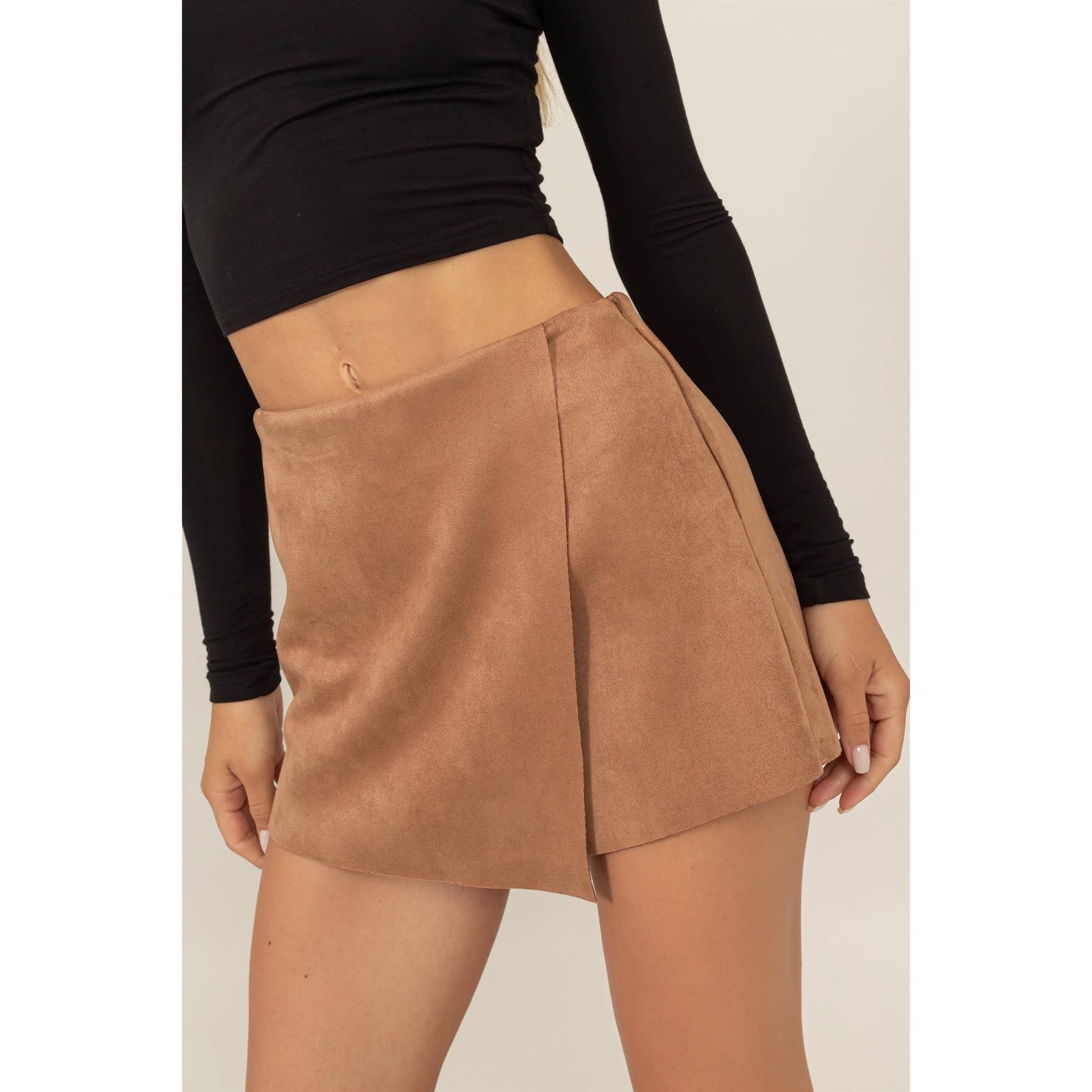 Danika Suede Skort