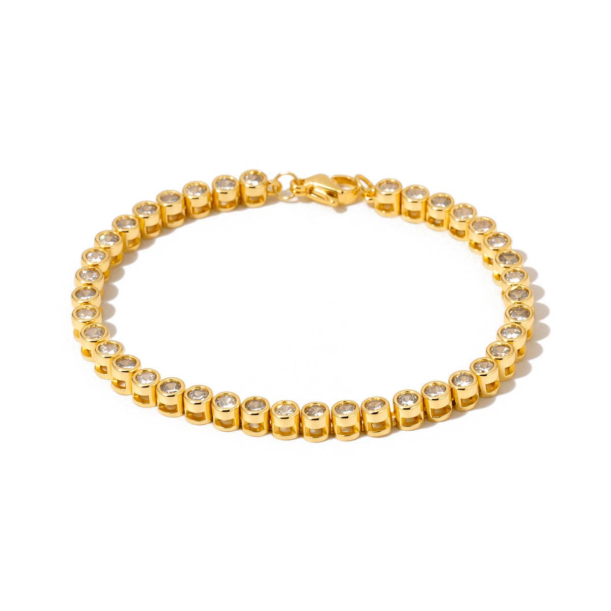 Tennis Bracelet Frosted In Diamonds