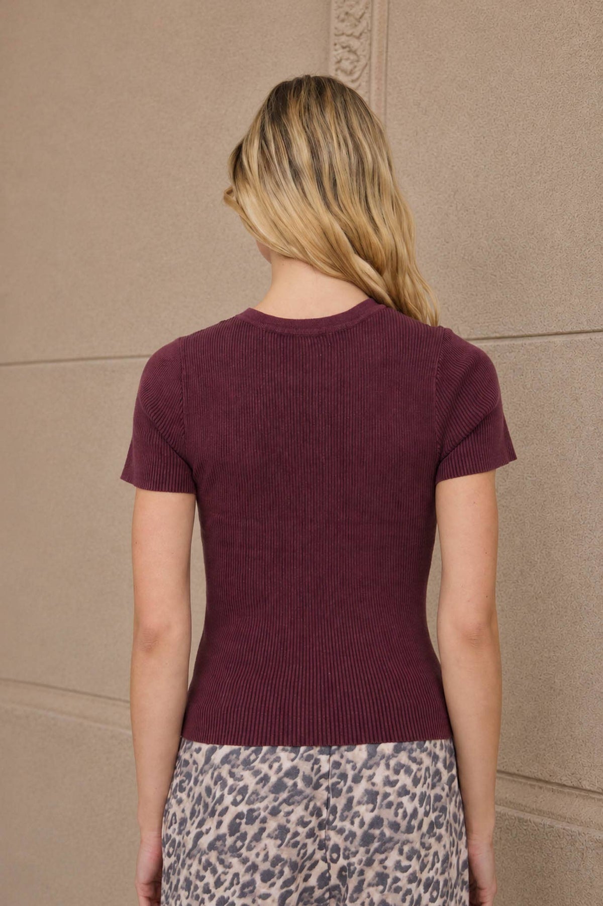 Celia Acid Wash Top