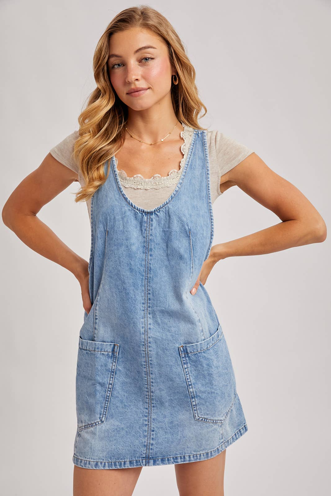 Harper Overall Pocket Dress