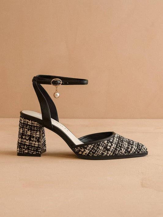 The Princess | Black Tweed Heel