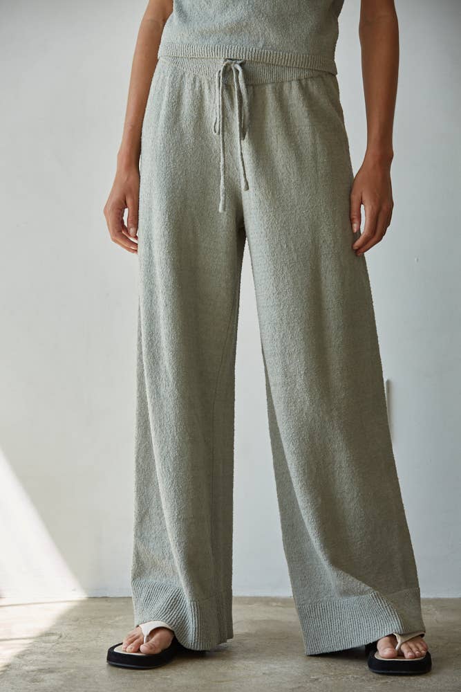 Kennedy Knit Sweater Wide Leg Pants