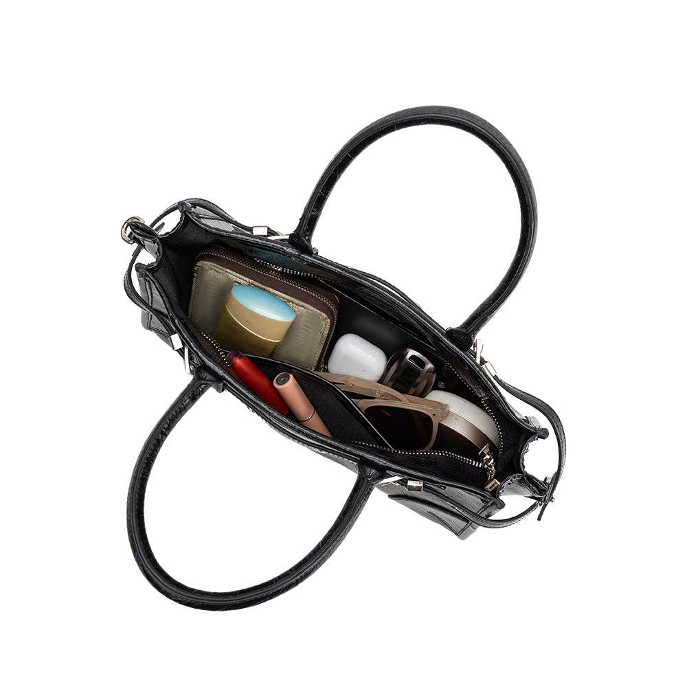 Rhonda Tan Recycled Vegan Top Handle Bag