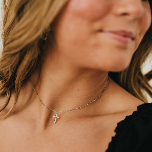 Shiloh Simple Cross Necklace
