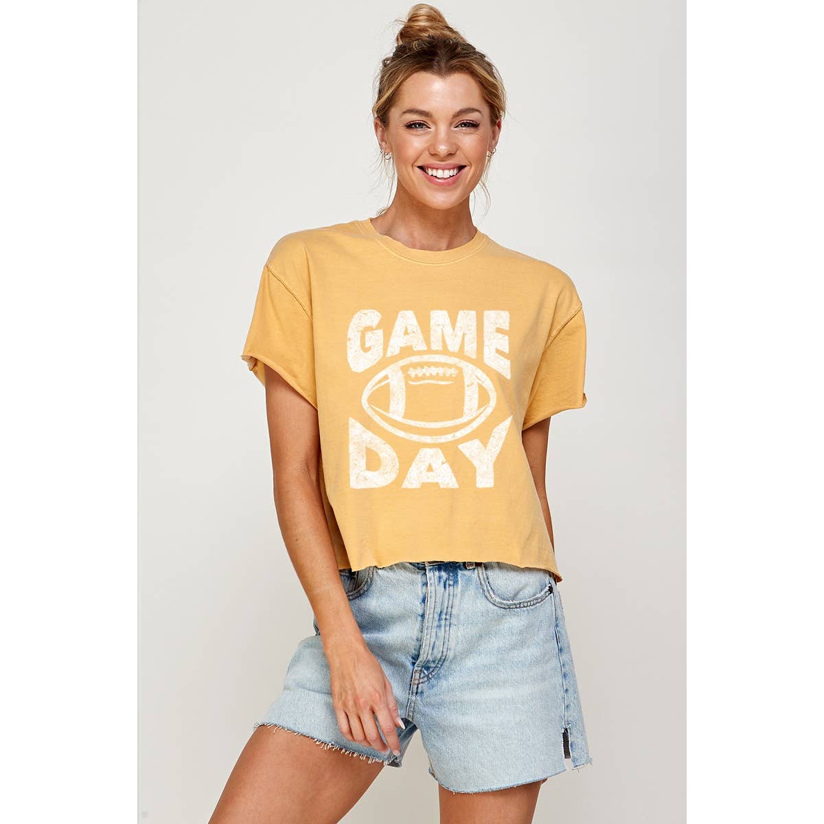 Game Day Graphic Crop Tee