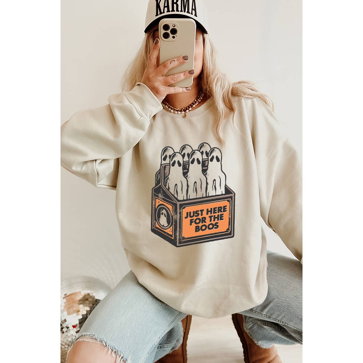 Just Here For The Boos Sweatshirt