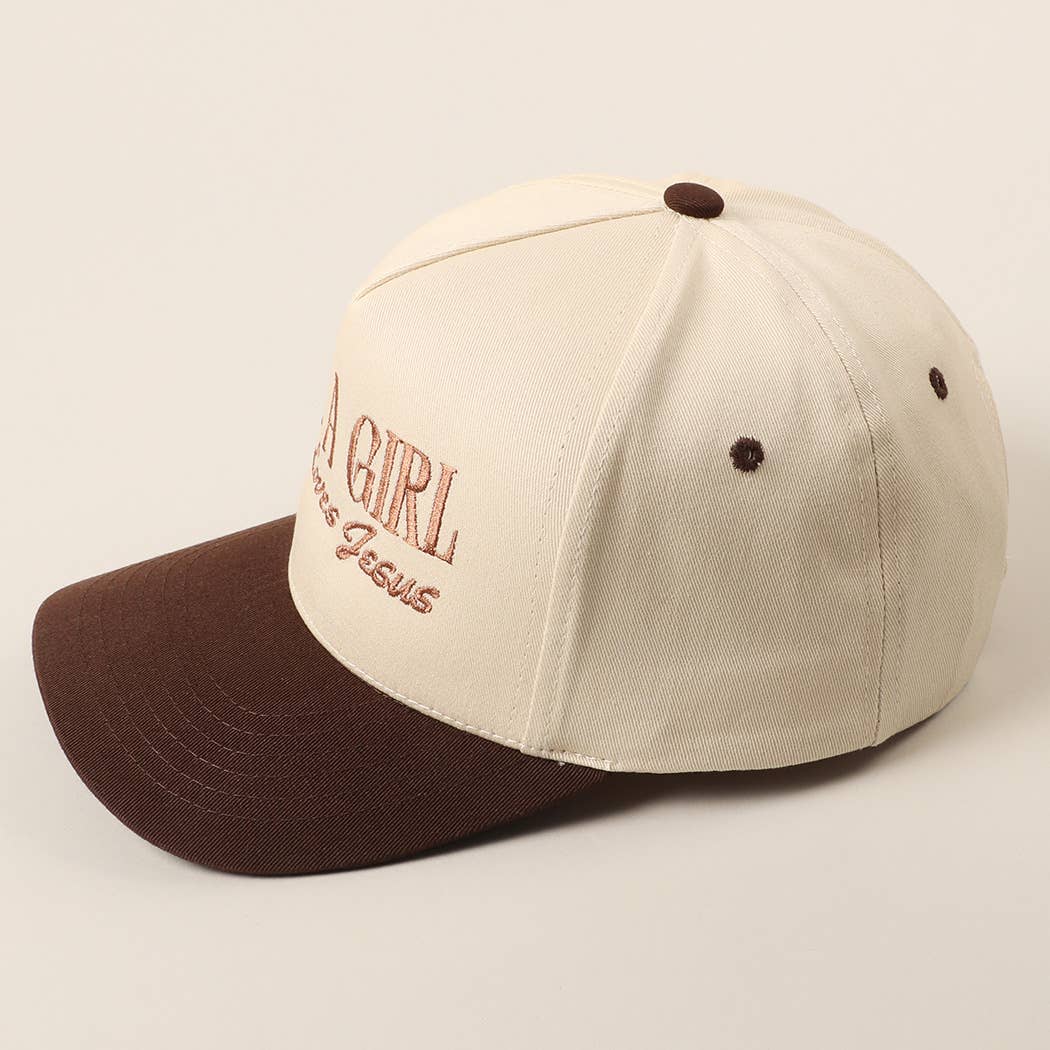 Just A Girl Who Loves Jesus Trucker Hat