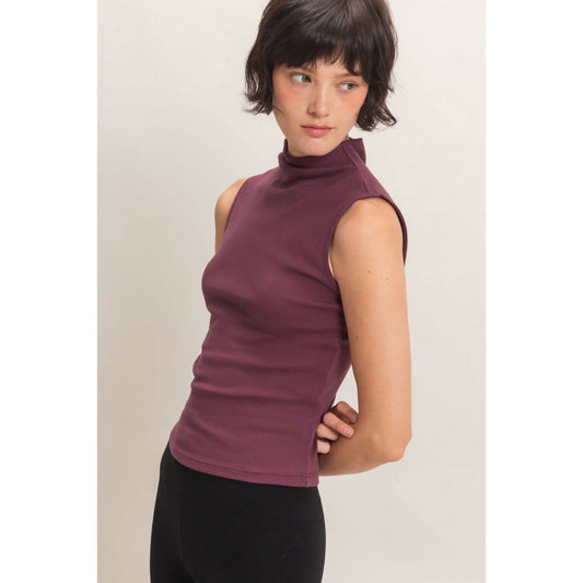 Ella Mock Neck Top