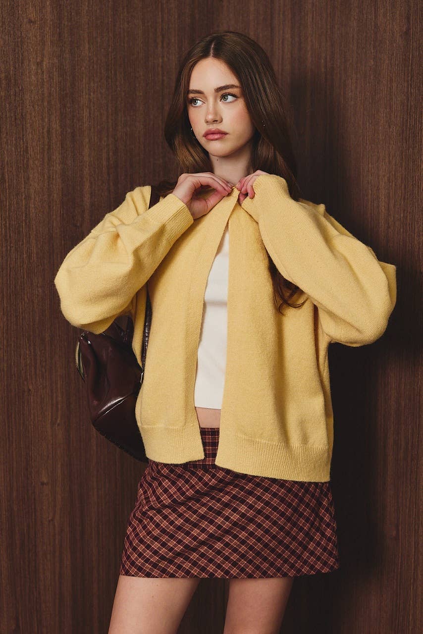 Boston Crew Neck Cardigan