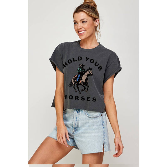 Hold Your Horses Crop Top