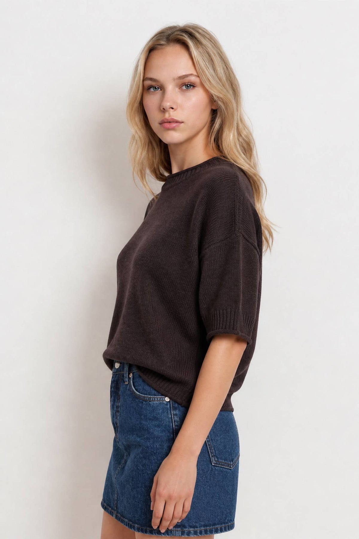 Addy Short Sleeve Sweater