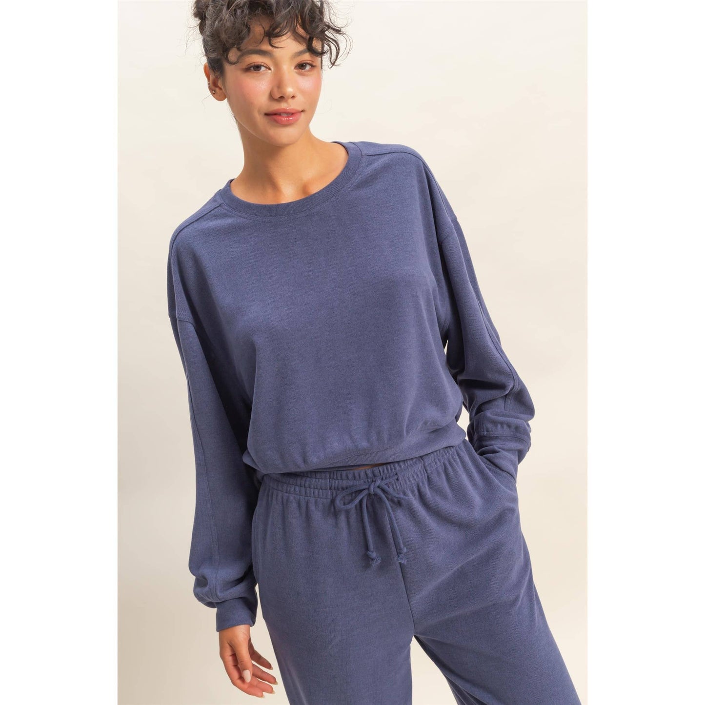 Madison Ribbed Relaxed Fit Sweatshirt