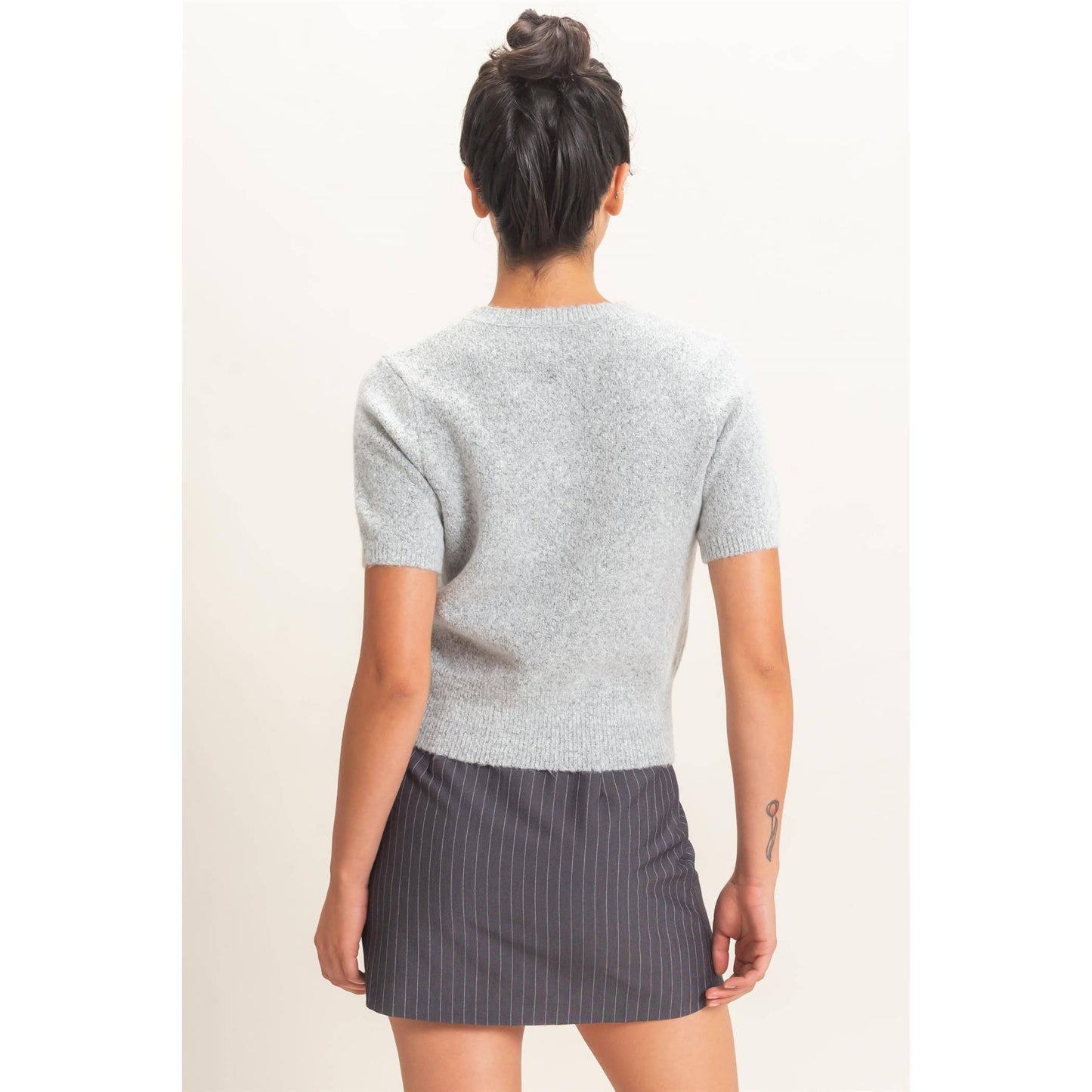 Ana Crew Neck Knit Top