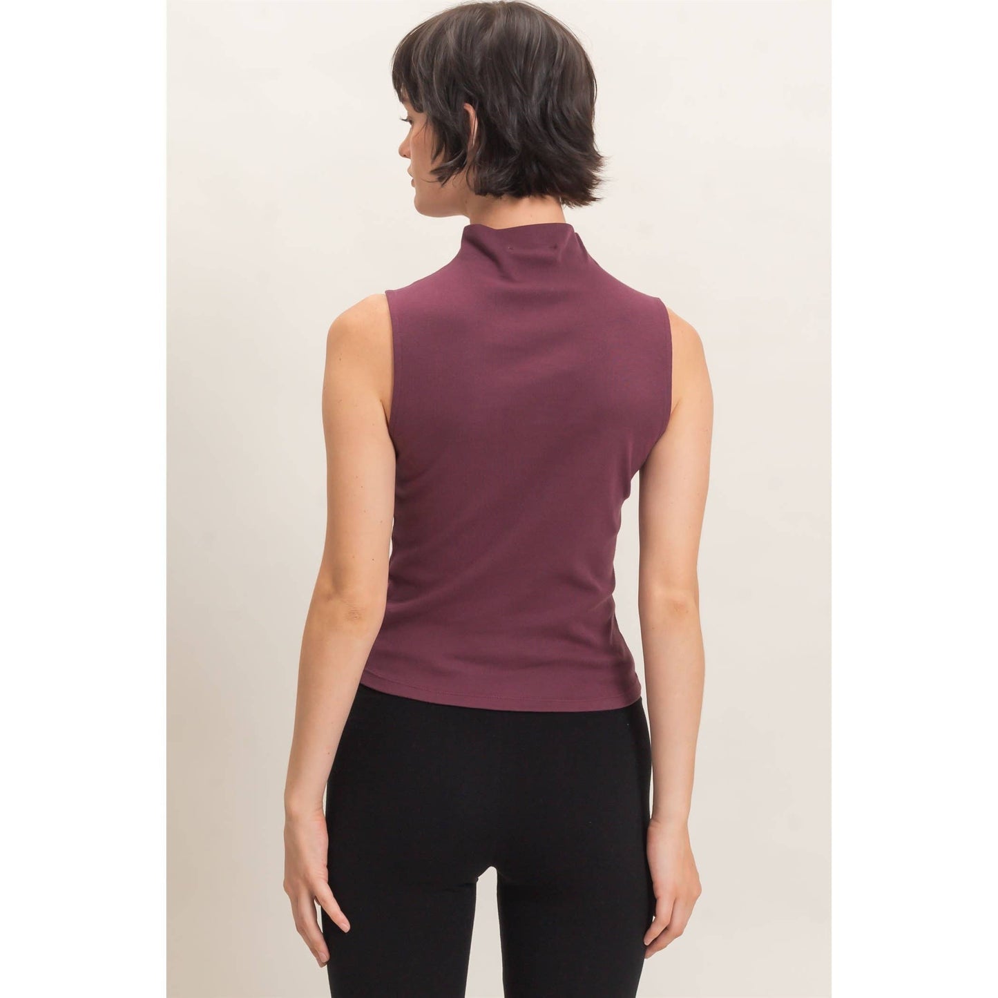 Ella Mock Neck Top
