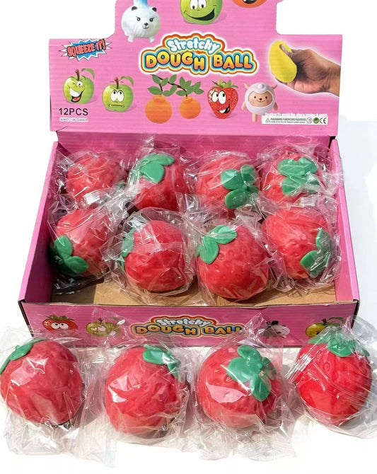 Squishy Strawberry Dough Ball