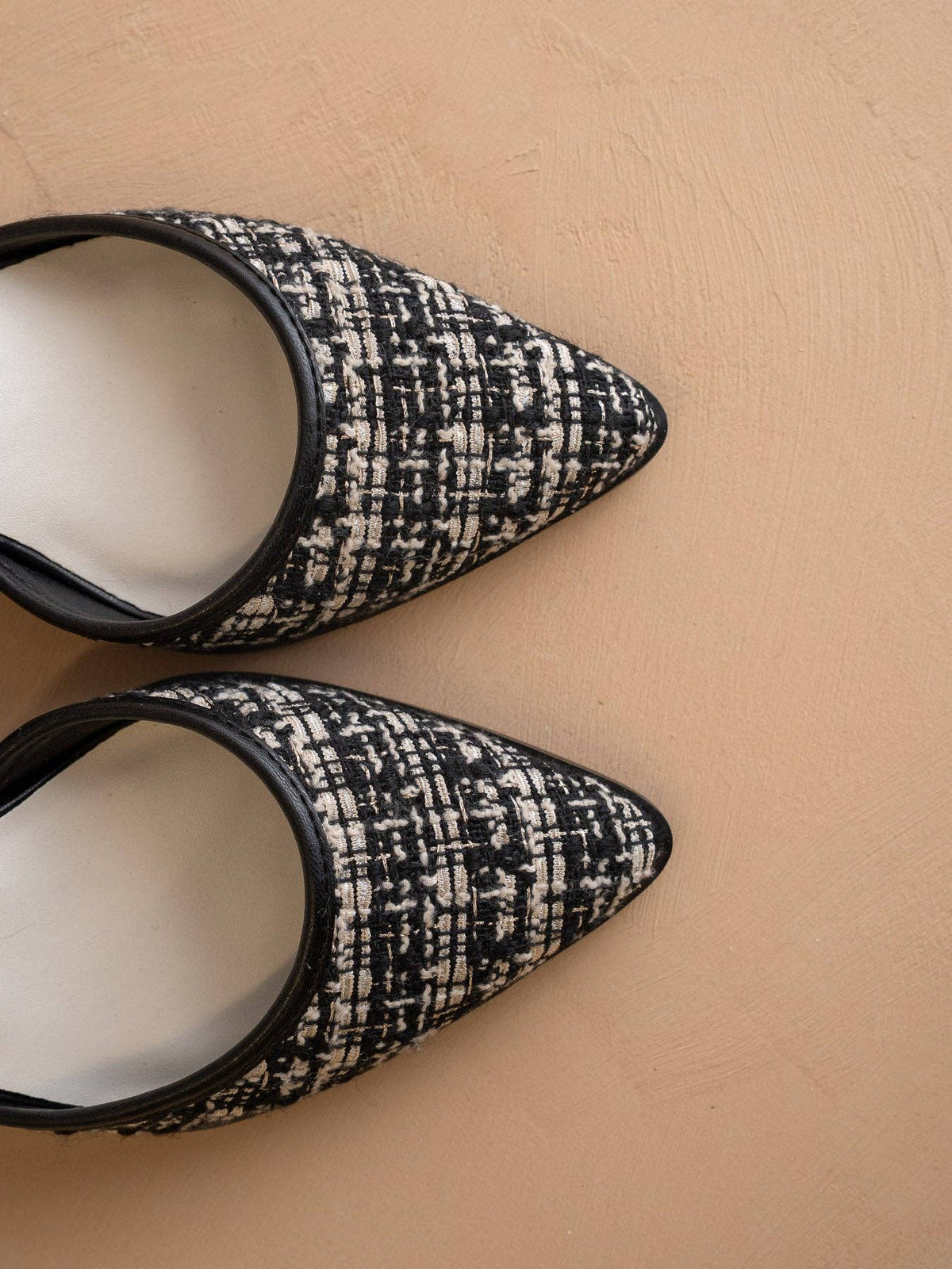The Princess | Black Tweed Heel