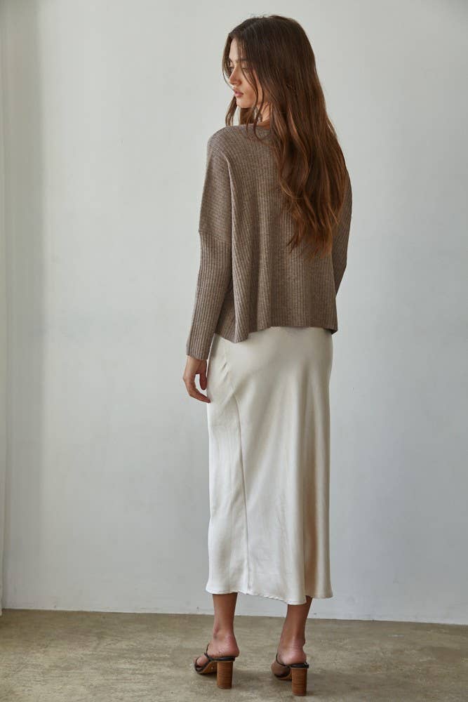 Holly Knit Ribbed Sweater