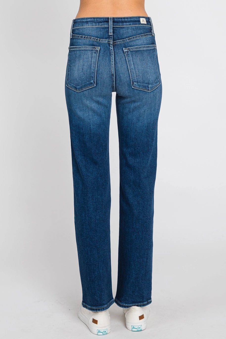 Siena Dark Straight Leg Denim - L.T.J.