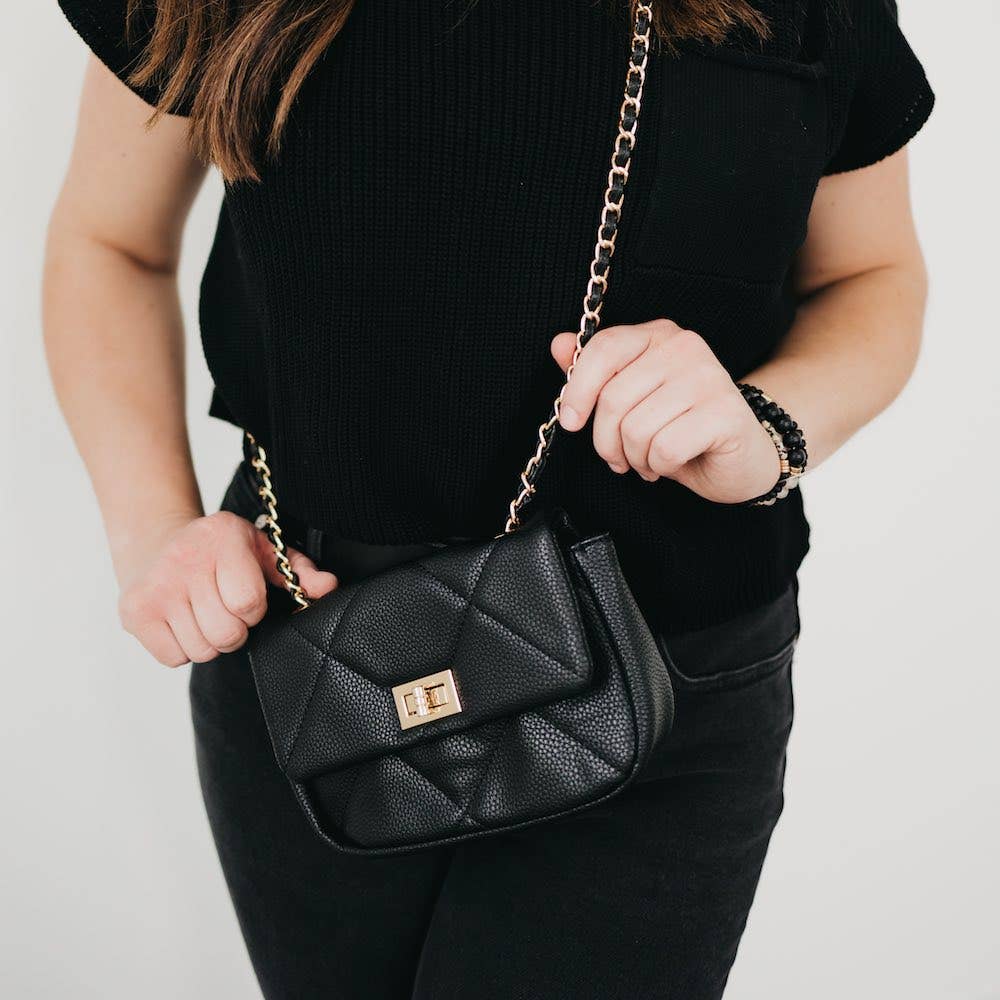 Queenie Quilted Crossbody Bag