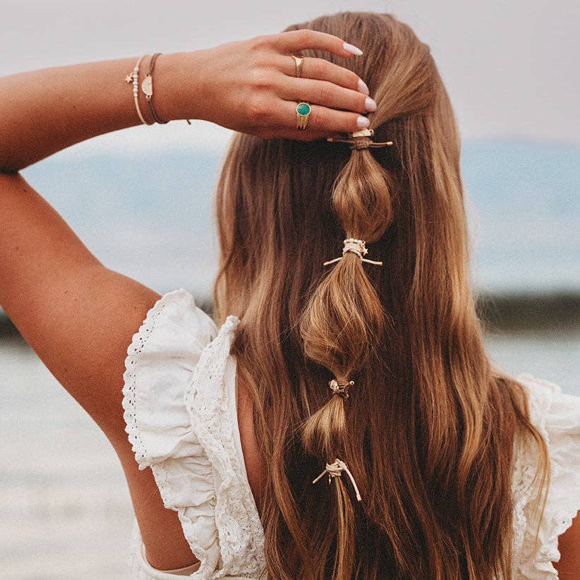 "Forever Friends" Nutral Sun Friendship Hair Tie Bracelets