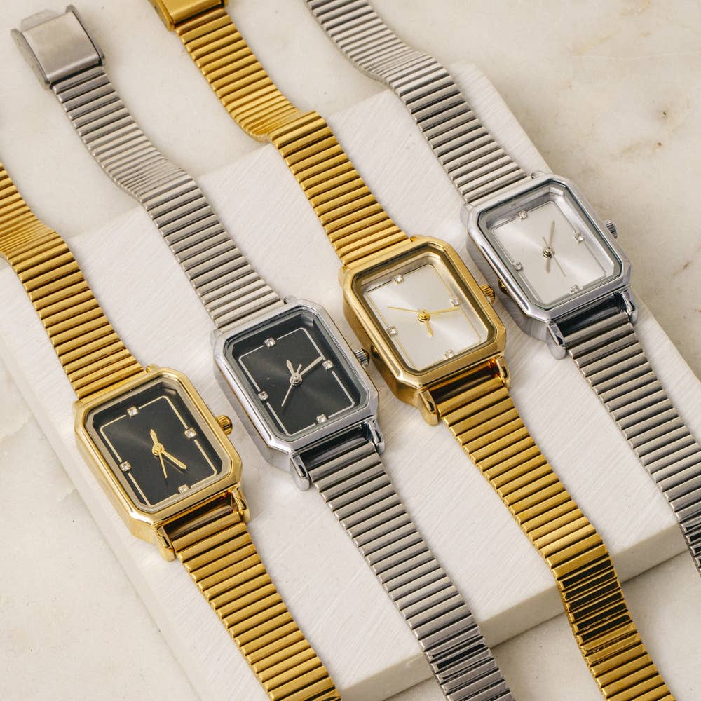 Snake Band Rectangle Style Watch