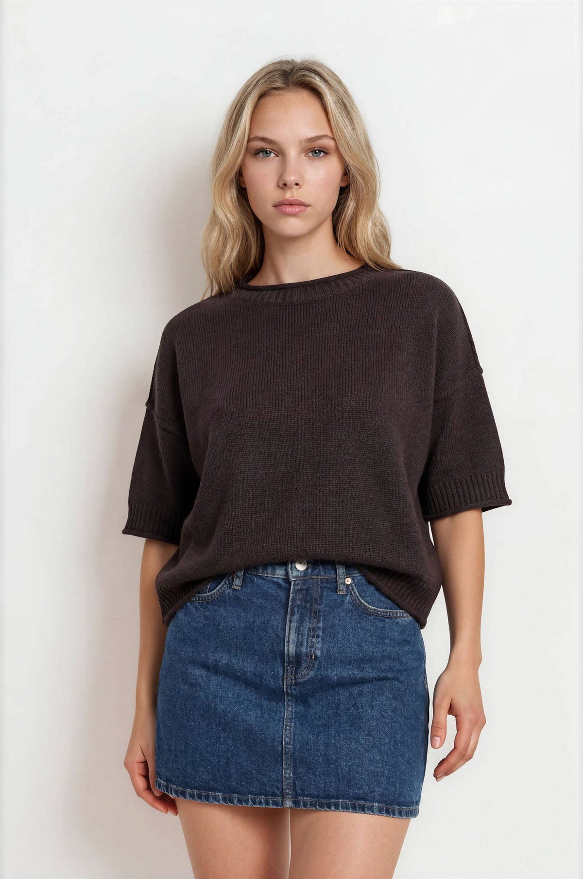 Addy Short Sleeve Sweater