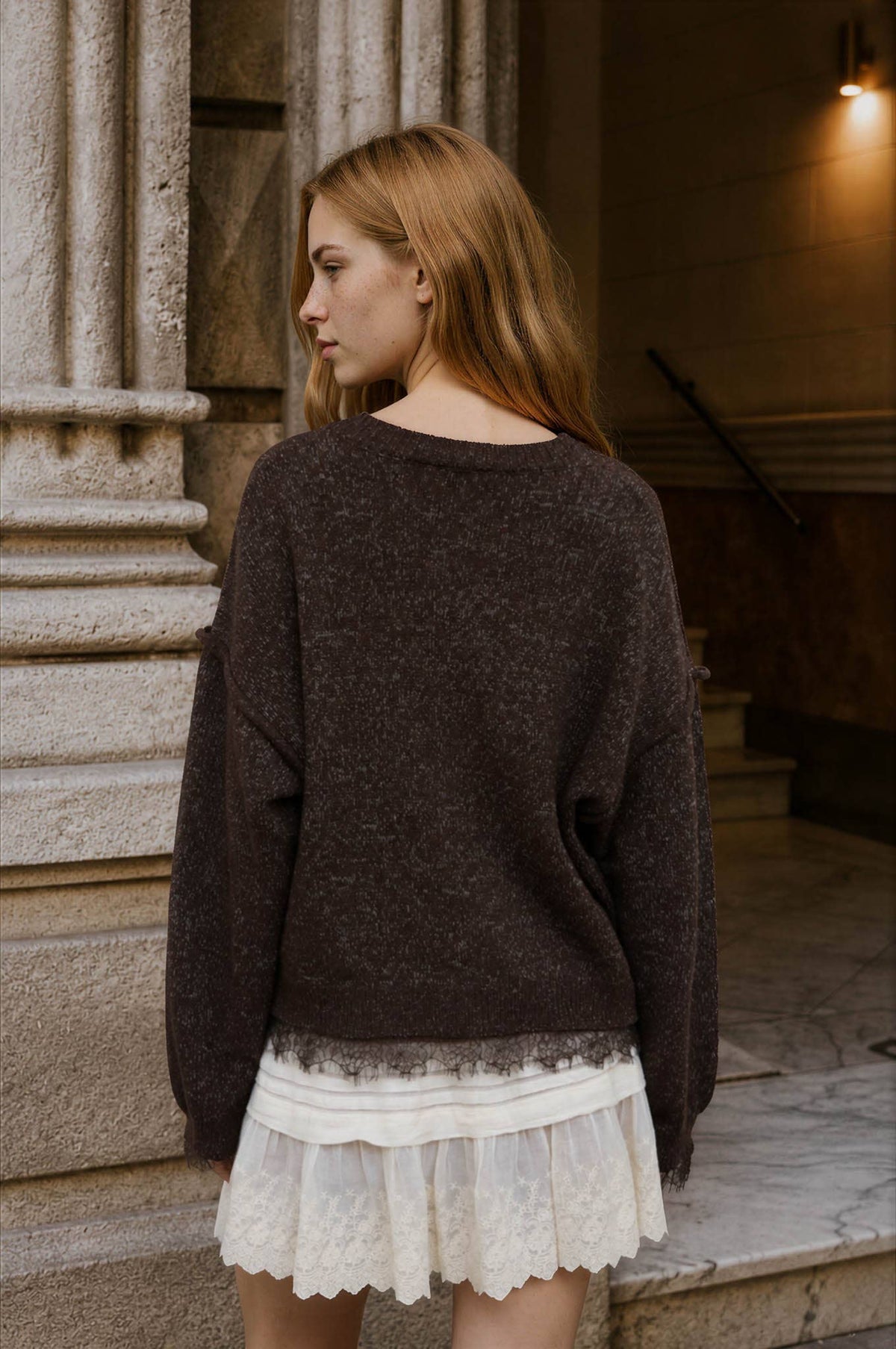 Becca Lace Trim Cardigan