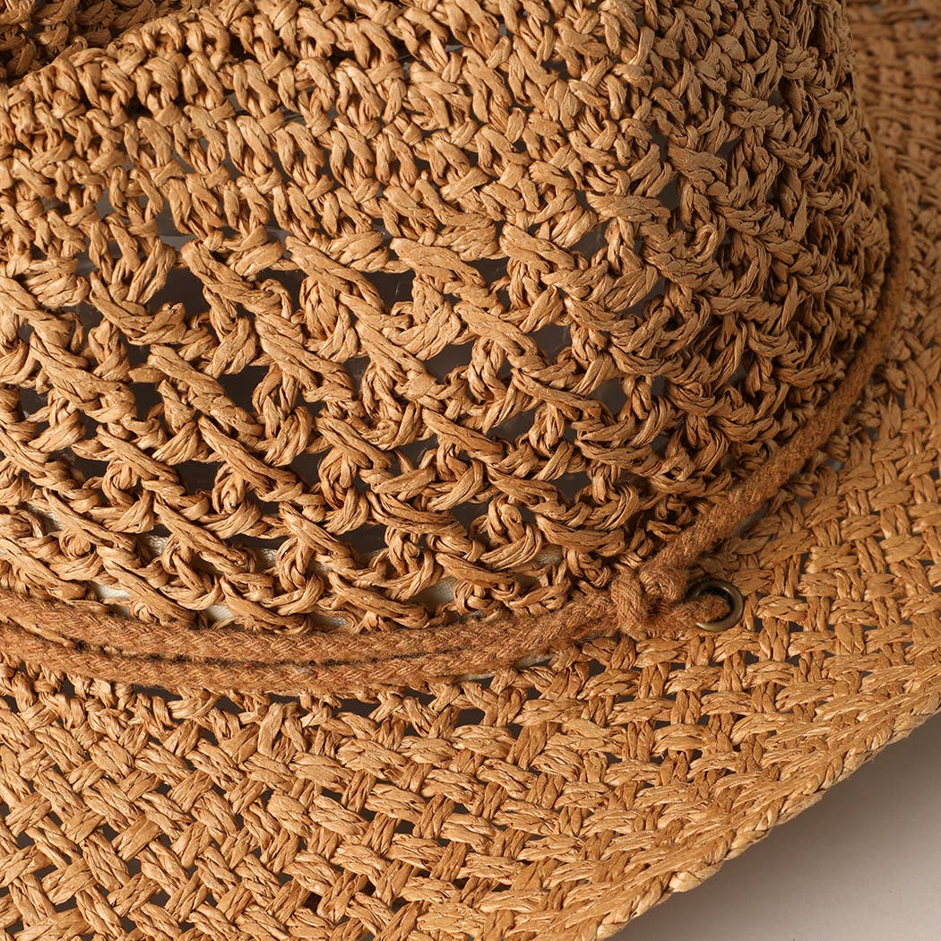 Straw Panama Adjustable Sun Hat