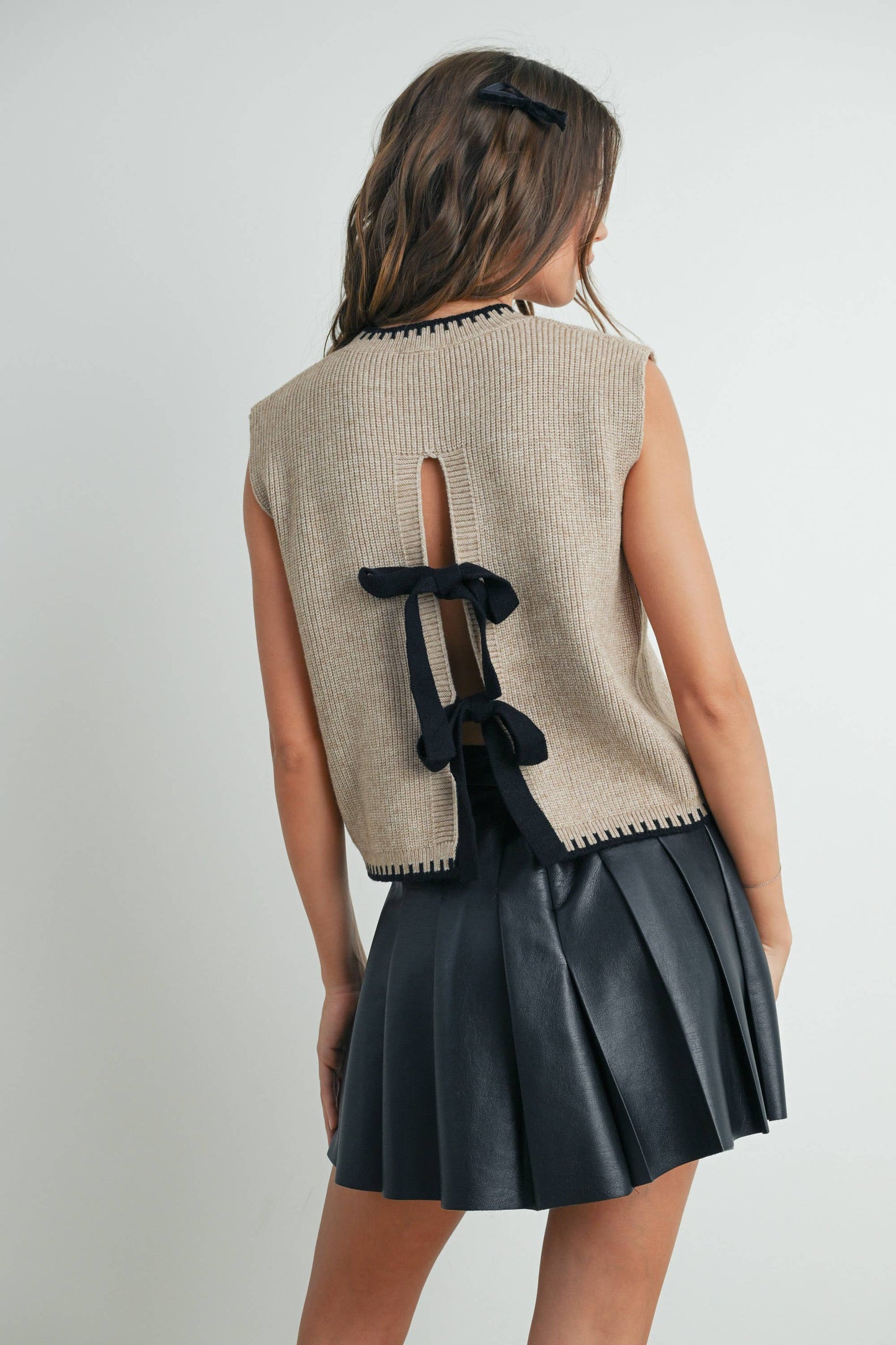 Addyson Ribbed Sweater Vest