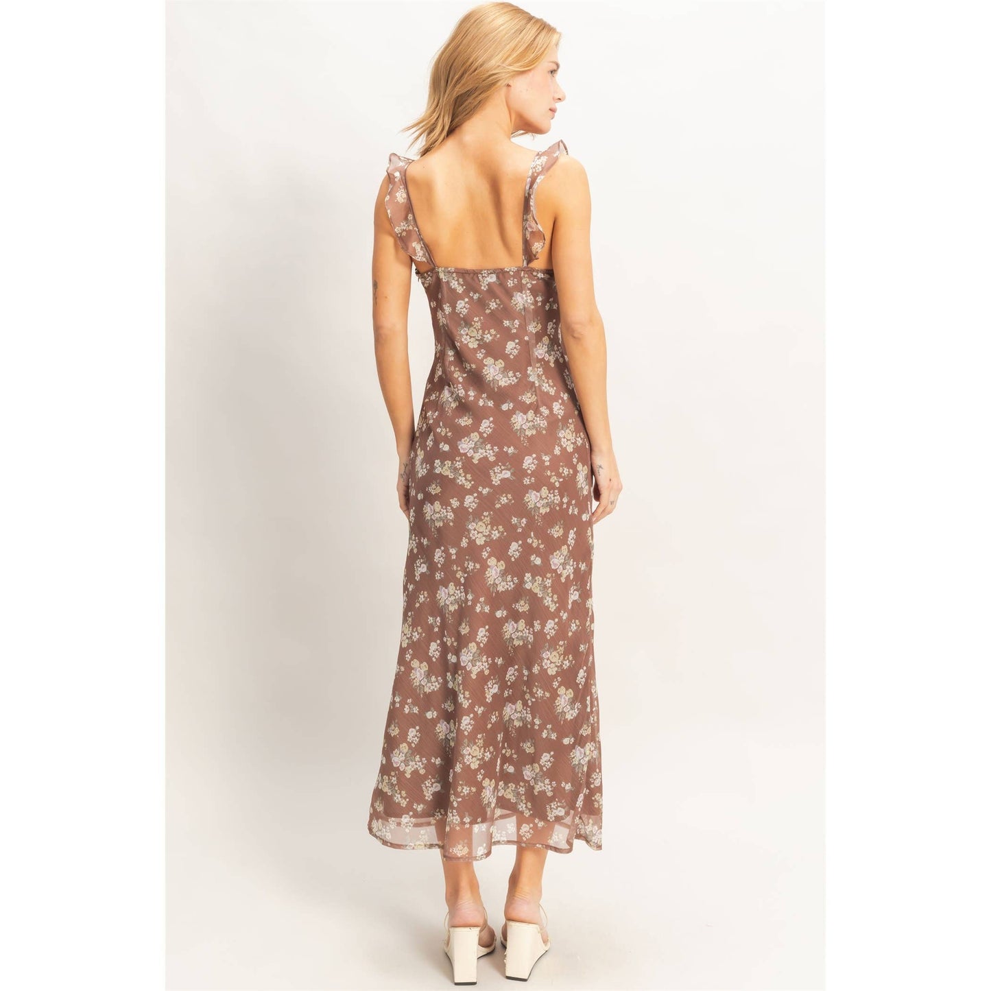 Louisa Floral Midi Dress