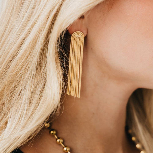 Dazzling Tassel Earrings