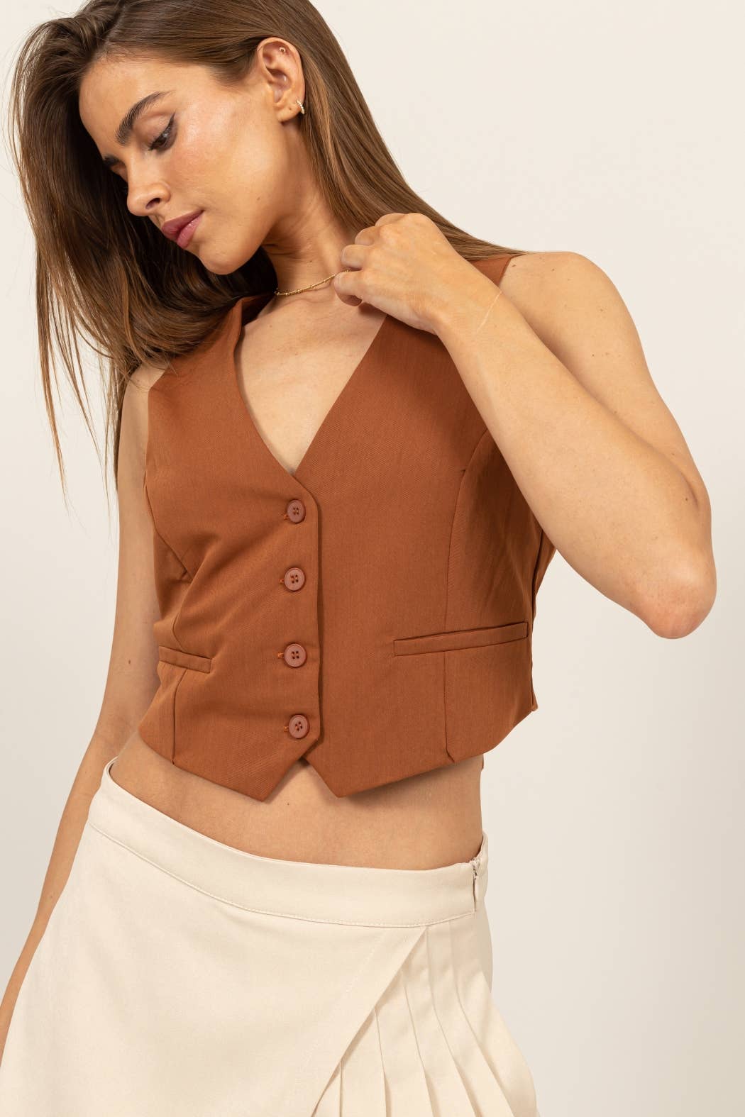 Victoria Buttoned Vest