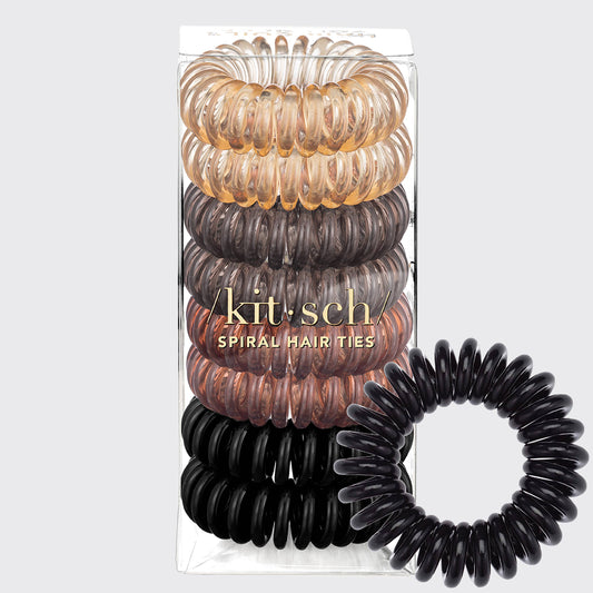 Spiral Hair Ties 8 Pack