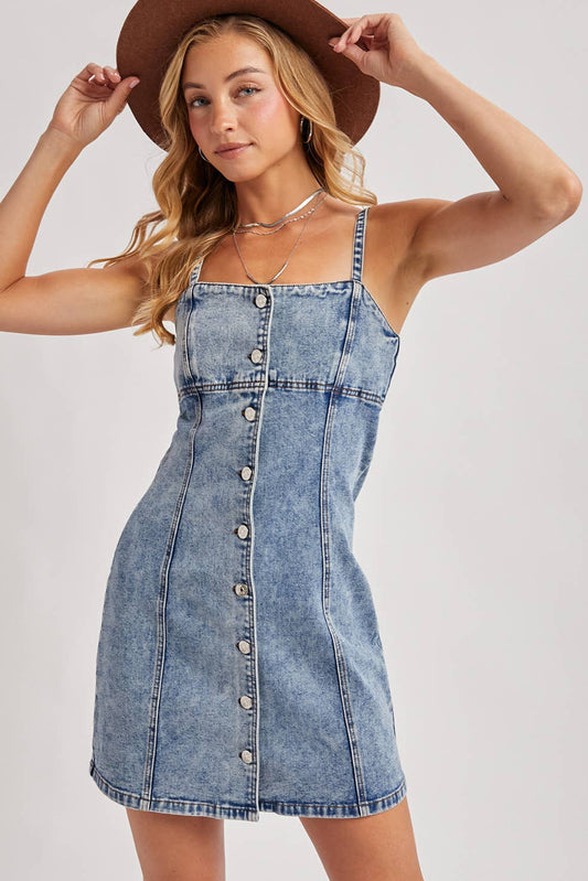 Annabelle Denim Mini Dress