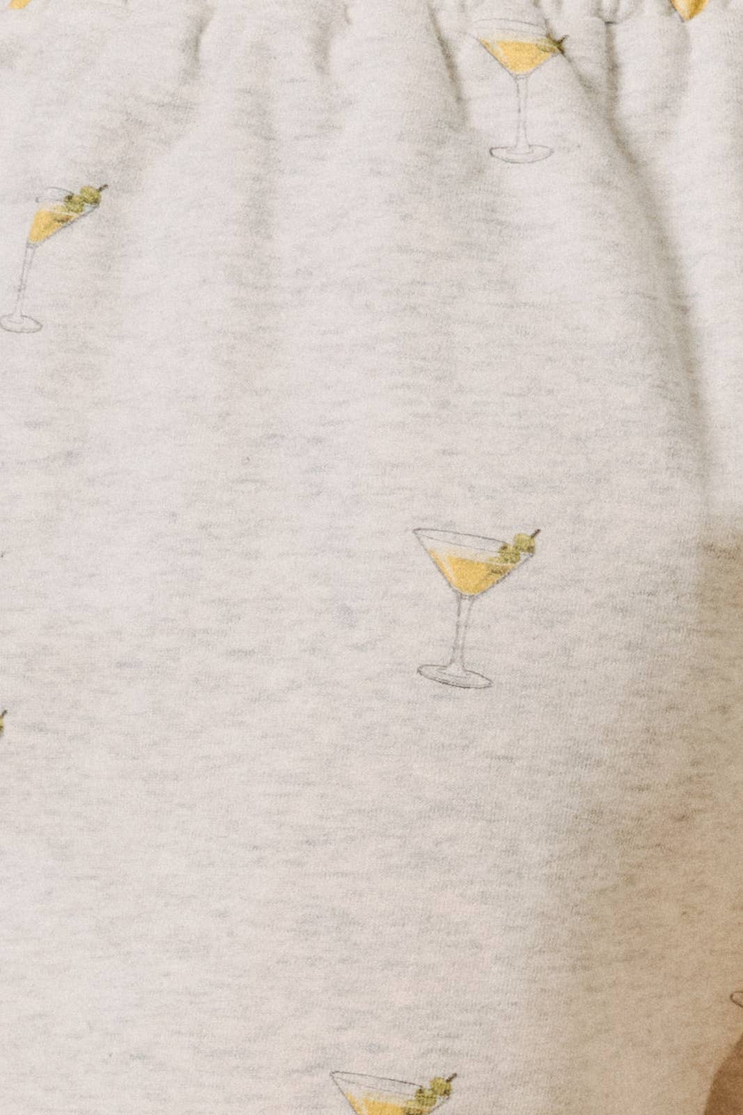 Martini Print Sweatshorts