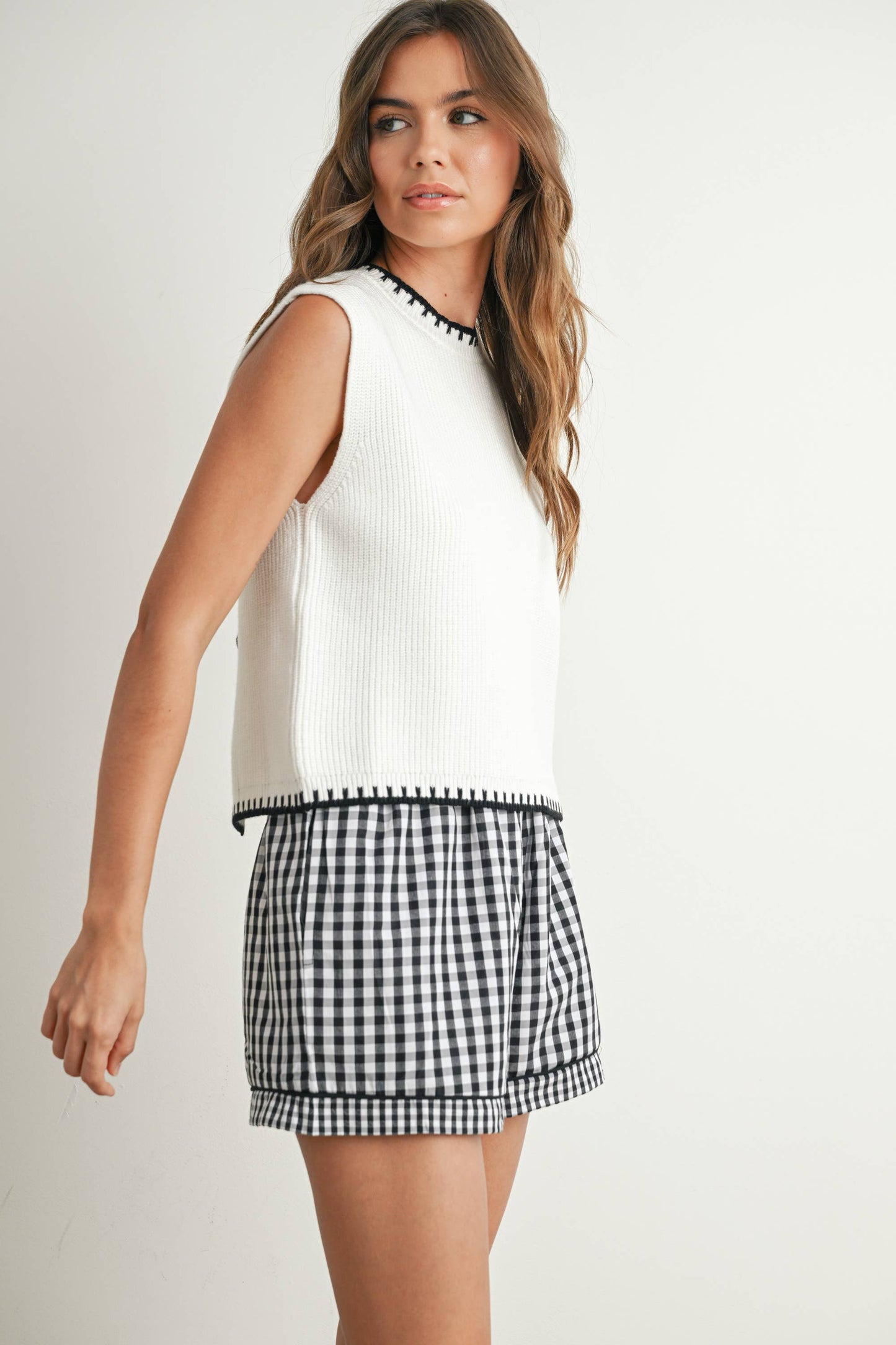 Addyson Ribbed Sweater Vest