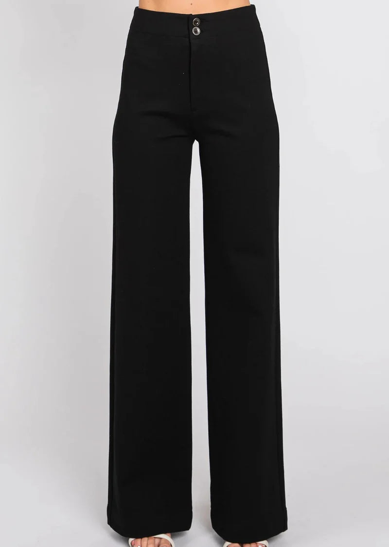 Letter To Juliet - Ponte Wide Leg Pant