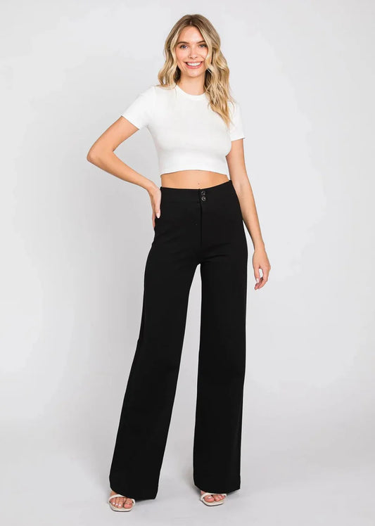 Letter To Juliet - Ponte Wide Leg Pant