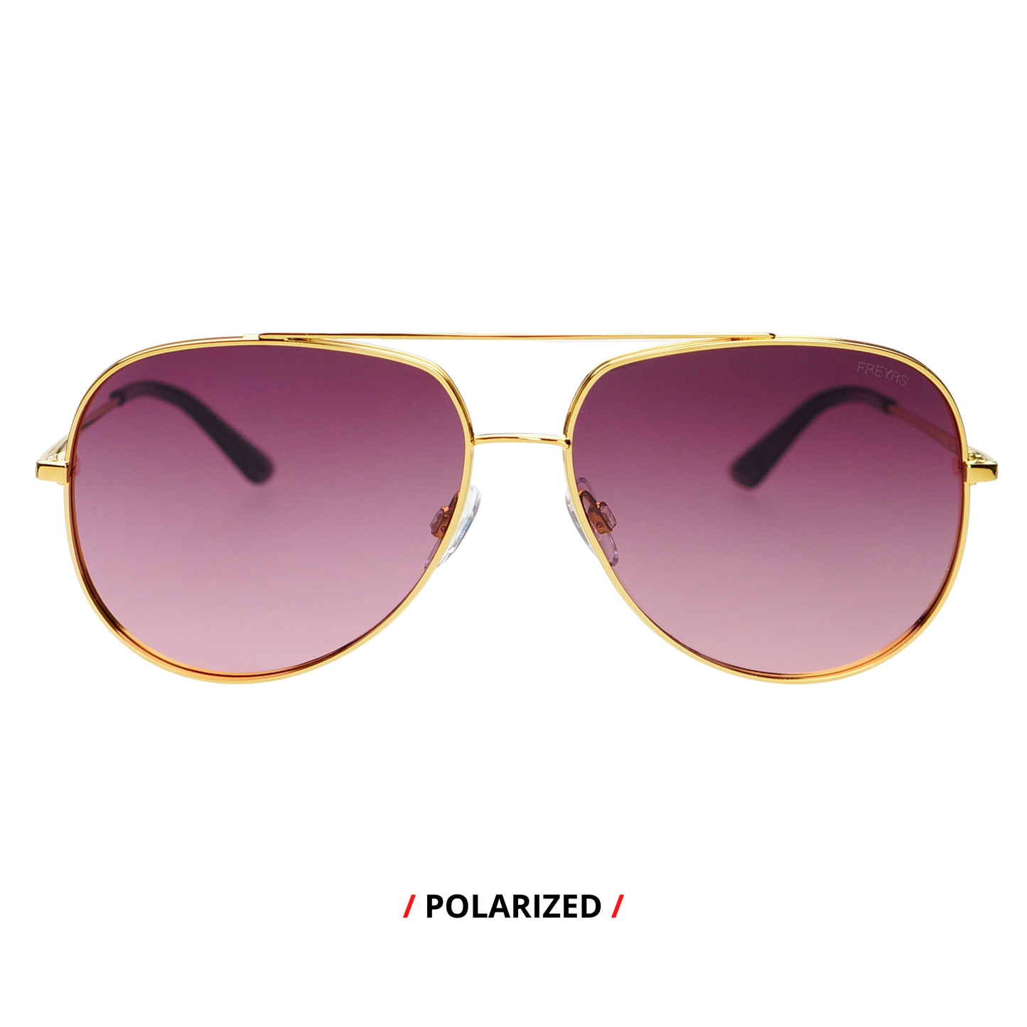 Max Polarized Purple Aviator Sunglasses